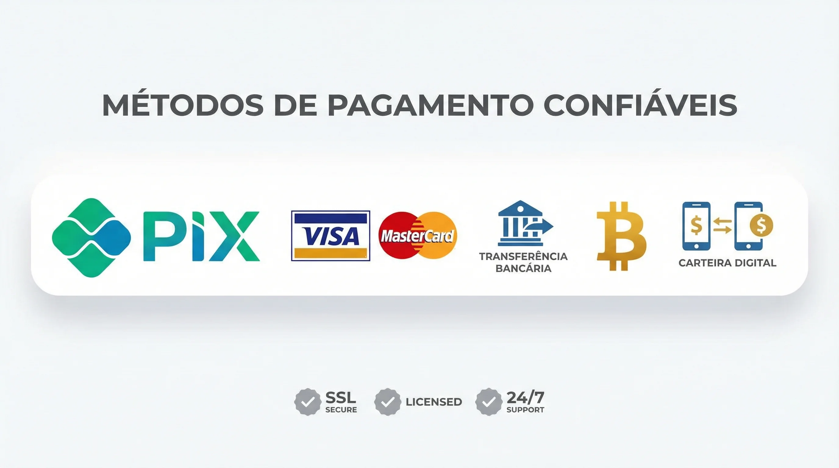 Métodos de Pagamento Aceitos no galera bet